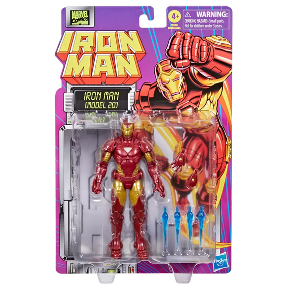 MARVEL LEGENDS 6IN CLASSIC IRON MAN MODEL 20 AF