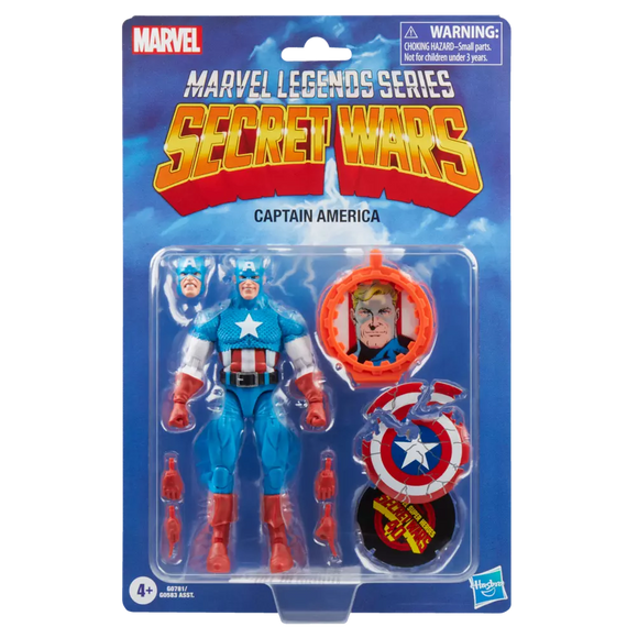 MARVEL LEGENDS 6IN SECRET WARS CAPTAIN AMERICA AF