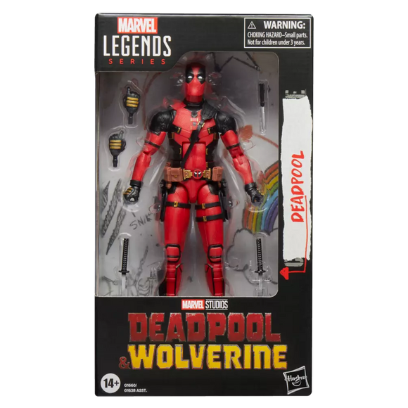 MARVEL LEGENDS 6IN DPOOL & WOLV DEADPOOL AF