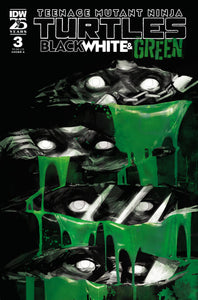 TMNT BLACK WHITE & GREEN #3 CVR A JOCK