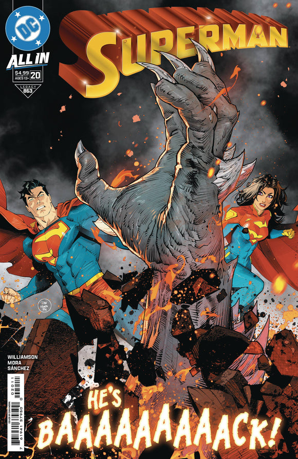 SUPERMAN #20 CVR A DAN MORA